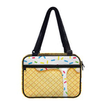 White Ice Cream Melted Print Double Strap Bible Bag