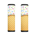 White Ice Cream Melted Print Handle Covers