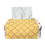White Ice Cream Melted Print Rectangle Tissue Box Cover