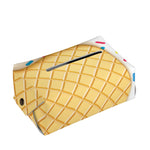 White Ice Cream Melted Print Rectangle Tissue Box Cover