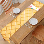 White Ice Cream Melted Print Table Runner