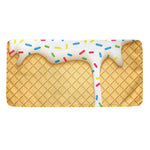 White Ice Cream Melted Print Towel