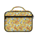White Japanese Cranes Pattern Print Briefcase Bible Bag