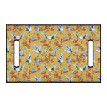 White Japanese Cranes Pattern Print Golf Cart Seat Cover