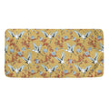 White Japanese Cranes Pattern Print Towel