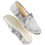White Kaleidoscope Print Casual Shoes