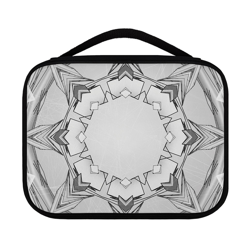White Kaleidoscope Print Classic Bible Case