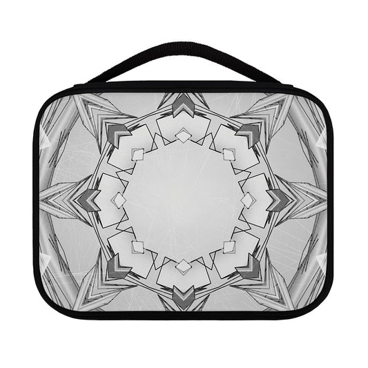White Kaleidoscope Print Classic Bible Case