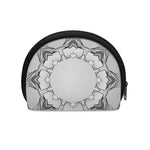 White Kaleidoscope Print Coin Purse