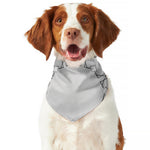 White Kaleidoscope Print Dog Bandana