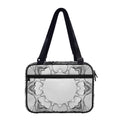 White Kaleidoscope Print Double Strap Bible Bag