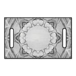 White Kaleidoscope Print Golf Cart Seat Cover