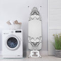 White Kaleidoscope Print Ironing Board Cover