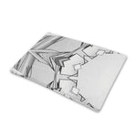 White Kaleidoscope Print Pet Cooling Mat Cover