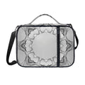 White Kaleidoscope Print Shoulder Strap Bible Bag