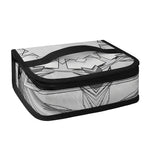 White Kaleidoscope Print Small Lunch Bag
