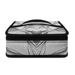 White Kaleidoscope Print Small Lunch Bag