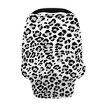 White Leopard Print Baby Seat Cover