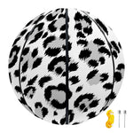 White Leopard Print Basketball