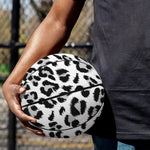 White Leopard Print Basketball