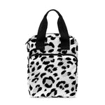 White Leopard Print Bible Tote Bag