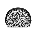 White Leopard Print Coin Purse