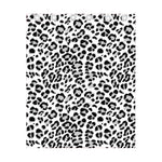 White Leopard Print Curtain