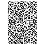White Leopard Print Curtain
