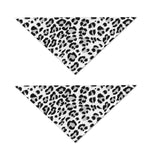 White Leopard Print Dog Bandana