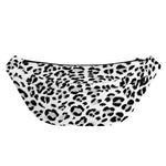 White Leopard Print Fanny Pack