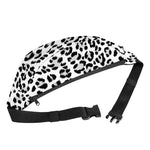 White Leopard Print Fanny Pack