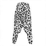 White Leopard Print Hammer Pants