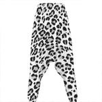 White Leopard Print Hammer Pants