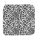 White Leopard Print Hand Towel