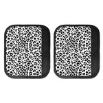 White Leopard Print Handle Covers