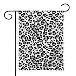 White Leopard Print House Flag