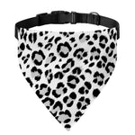 White Leopard Print Over The Collar Dog Bandana