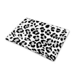 White Leopard Print Pet Cooling Mat Cover