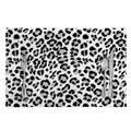 White Leopard Print Placemat