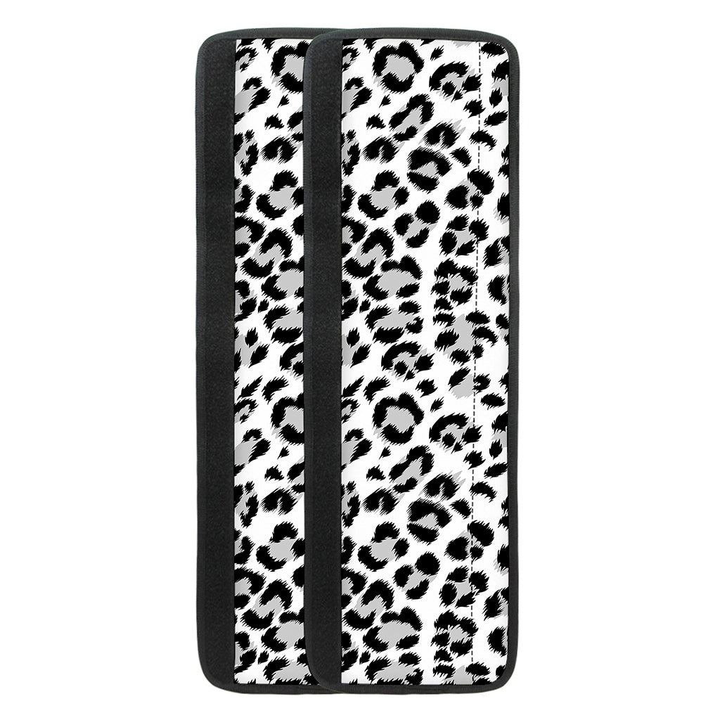 White Leopard Print Refrigerator Handle Covers