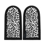 White Leopard Print Skillet Handle Cover