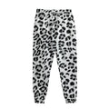 White Leopard Print Sweatpants