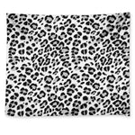 White Leopard Print Tapestry