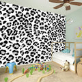 White Leopard Print Wall Sticker