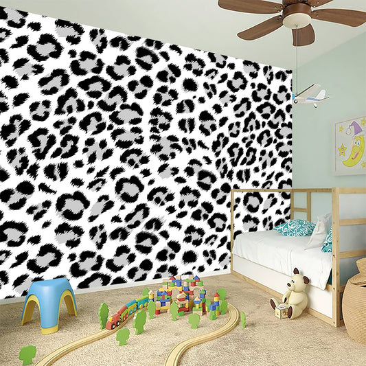 White Leopard Print Wall Sticker