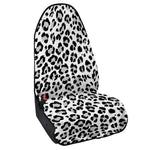 White Leopard Print Waterproof Car Seat Cover