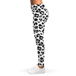 White Leopard Print Women's Leggings