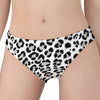 White Leopard Print Women's Panties