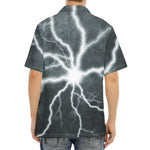 White Lightning Print Aloha Shirt