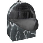 White Lightning Print Backpack